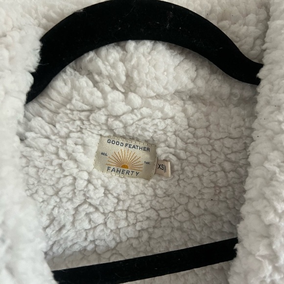 FAHERTY Men's Star Fire High Pile Fleece Doug Good Feather Robe, size S/XS - Picture 3 of 5